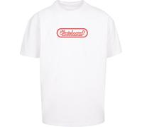 Merchcode Maglietta The Skateboard Magazine Logo Oversize Tee MC1035 XS Bianco
