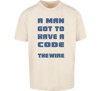 Merchcode Maglietta The Wire A Man Heavy Oversize Tee MC1045 S Beige