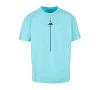 Merchcode Maglietta 'Think Different' blu / nero Uomo - Abbigliamento - Taglie comode - Maglie e T-shirt Merchcode L