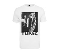 Merchcode Maglietta Tupac Profile Tee MT1323 White-4XL 4XL Bianco