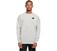 MERCHCODE Maglione da Uomo Mp0008979-Halloween - Cat Girocollo (Confezione da 1), Lightasfalto, XL