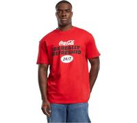 Merchcode Mc1054-coca Cola Refreshed Oversize Tee T-Shirt, Rosso City, XL Uomo