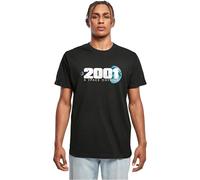 MERCHCODE Mc1177-a Space Odyssey Planet Tee T-Shirt, Nero, S Uomo