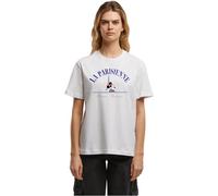 MERCHCODE Mc1264-minnie La Parisienne Tee T-Shirt, Bianco, XS Donna