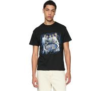 Merchcode Mc776-backstreet Boys Throwback Oval Tee T-Shirt, Nero, XS Uomo