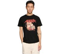 Merchcode Mc791-anthrax Fistfull of Metal Tee T-Shirt, Nero, S Unisex-Adulto