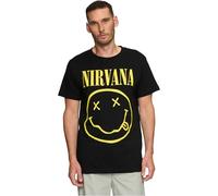 Merchcode Mc857-nirvana Lithium Tee T-Shirt, Nero, 5XL Uomo