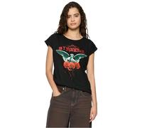 Merchcode Mc871-ladies My Chemical Romance Angle of Water Tee T-Shirt, Nero, XS Donna