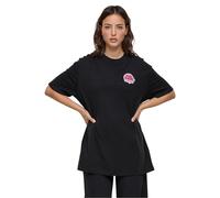 Merchcode Mc883-ladies Alice 100 Years of Wonder Tee T-Shirt, Nero, S Donna