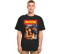 Merchcode Mc896-pulp Fiction Poster Oversize Tee T-Shirt, Nero, XS Uomo