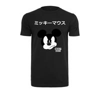 Merchcode Mickey Giapponese Tee Uomo T-Shirt Cotone Jersey Stampa Regolare