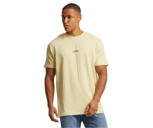 Merchcode Mp0006978-think Different Heavy Oversized Tee T-Shirt, Giallo Morbido, XS Uomo