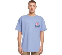 Merchcode Mp0008528-sunset Charm Oversized T-Shirt, Blu Viola, M Uomo