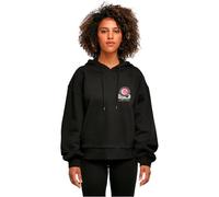 MERCHCODE Mp0008531-ladies Sunset Charm Oversized Hoody Felpa con Cappuccio, Nero, L Donna
