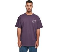 MERCHCODE Mp0009016-halloween-Haunted And Happy Tee T-Shirt, Purplenight, L Uomo