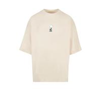Merchcode Mp5000479-peanuts-Charlie Brown Huge Tee T-Shirt, Sabbia, M Uomo
