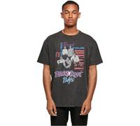 MERCHCODE Mp5001687-backstreet Boys - Inbyh Acid Washed Oversize Tee T-Shirt Uomo (Pacco da 1)