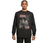 MERCHCODE Mp5002490-motley Crue-Vintage Punk Collage Crewneck Felpa, Nero, L Uomo