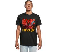 Merchcode Mp5011702-acdc-Pwrup Stage Lights T-Shirt, Nero, XL Uomo