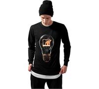 Merchcode MTV High Energy Crewneck, Felpa Men's, Black, XL