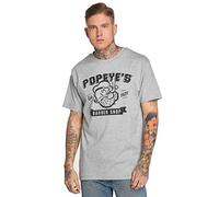 MERCHCODE Popeye Barber Shop Tee T-Shirt Uomo