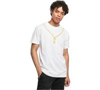 Merchcode Roadrunner Catena Té Maglia Top T Shirt Base Oro Catena Tutti i Giorni