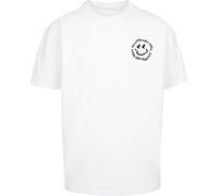 Merchcode T-shirt Halloween Haunted And Happy Tee MP0009016 M Bianco