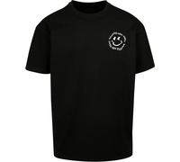 Merchcode T-shirt Halloween Haunted And Happy Tee MP0009016 M Nero