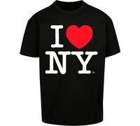 Merchcode T-shirt I Love NY Oversize Tee MC933 3XL Nero