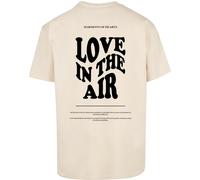 Merchcode T-shirt Love In The Air Heavy Oversize Tee MP0008452 L Beige