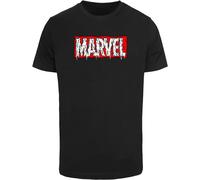 Merchcode T-shirt Marvel Tee a goccia MC961 4XL Nero
