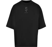 Merchcode T-shirt Primavera Tulipano Fiore enorme Tee MP0007566 XL Nero