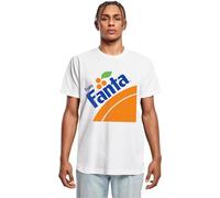 Merchcode Mc889-fanta Logo Tee T-Shirt, Bianco, XXXL Uomo