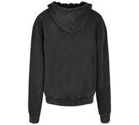 Merchcode Think Different Felpa con cappuccio con lavaggio acido Oversize MP5012706 XL Nero