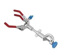 Merchera di laboratorio regolabile con 3 pungini di dito e un morsetto di laboratorio di estensione scientifica 3 di dita di pronge con titolare del tebo