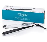 MerchMixer - Salute e Bellezza - Xenia Silk Steam 1,25" Ferro piatto in ceramica - Bianco