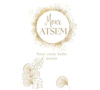 Merci ATSEM: Carnet de Notes pour ATSEM | Cadeau Original et Personnalisé de Fin D'année Scolaire | Format A5
