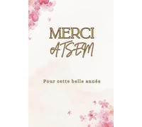 Merci ATSEM: Carnet de Notes pour ATSEM | Cadeau Original et Personnalisé de Fin D'année Scolaire | Format A5