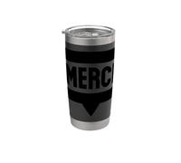 Merci Francese Grazie Bicchiere termico in acciaio inox doppia parete