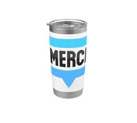 Merci Francese Grazie Bicchiere termico in acciaio inox doppia parete