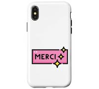 Merci Francese Grazie Custodia per iPhone X/XS