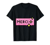 Merci Francese Grazie Maglietta