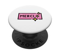 Merci Francese Grazie PopSockets PopGrip Adesivo