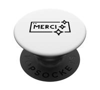 Merci Francese Grazie PopSockets PopGrip Adesivo