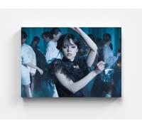 Mercoledì Addams Dance Quadri su tela Famiglia Jenna Ortega TV Art Quadro su ...