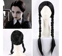 Mercoledì Addams Parrucca Per Bambini, Mercoledì Addams Family Thing Parrucca, Cosa Da Wednesday Merchandise Regalo Per Cosplay Party Carnevale Decorazioni