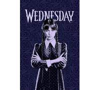 Mercoledì Coperta in pile con licenza ufficiale | Plaid 100 x 150 cm | Perfetto per camerette dei ragazzi, campeggio e pigiama party | 100% poliestere