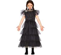 MERCOLEDÌ Costume da ragazza gotica 10-12 anni