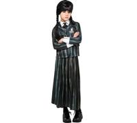 Mercoledì Famiglia Addams Nevermore Scuola Uniforme Bambina Halloween