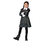 Mercoledì Famiglia Addams Costume Bambina Halloween